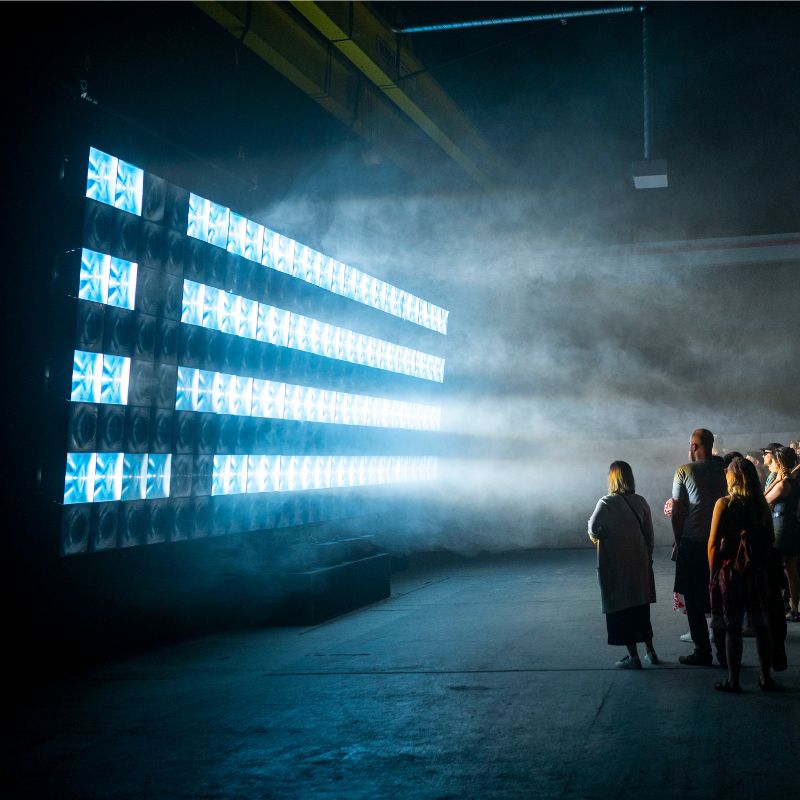 New work Cast Light by Squidsoup at Jacobs Wells Baths as part of Bristol Harbour Festival 