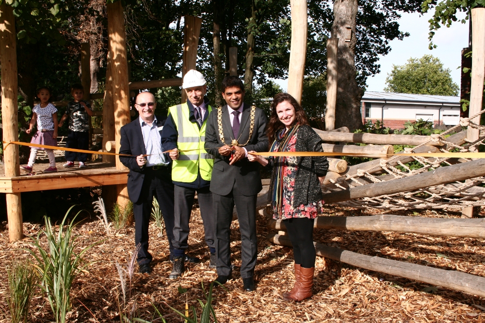 Opening of the new play area